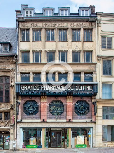 Grande Pharmacie du Centre, 29, place de la Cathédrale Pharmacie, Rouen, France, 2015.  Artist: Alan John Ainsworth.