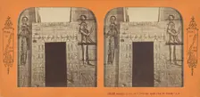 Grande Porte du 1er Pylone Dans l'Ile de Philae, 1860s. Creator: Adolphe Block