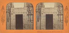 Grande Porte du 1er Pylone Dans l'Ile de Philae, 1860s. Creator: Adolphe Block