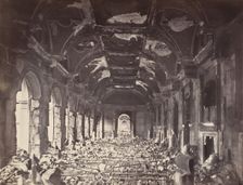 Grande Salle du Conseil d'Etat, May 1871. Creator: Charles Soulier