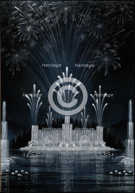 Grandes eaux lumineuses. Creator: Duchêne, Achille (1866-1947).