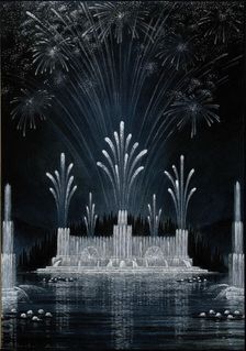 Grandes eaux lumineuses. Creator: Duchêne, Achille (1866-1947)