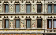 Grandes Magasins De Blanc, 32-34 Rue du Marche au Poulets, Brussels, (1896-1897), c2014-2017. Artist: Alan John Ainsworth