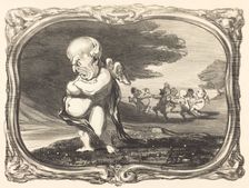 Grandeur et décadence, 1851. Creator: Honore Daumier