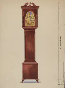 Grandfather Clock, 1936. Creator: Alfred Koehn