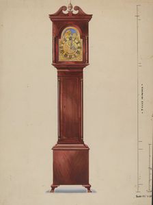 Grandfather Clock, 1936. Creator: Alfred Koehn
