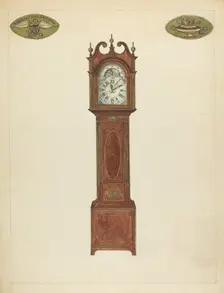 Grandfather Clock, c. 1935. Creator: Nicholas Gorid