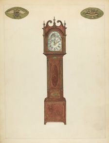 Grandfather Clock, c. 1935. Creator: Nicholas Gorid