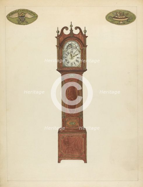 Grandfather Clock, c. 1935. Creator: Nicholas Gorid.