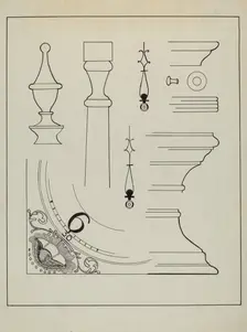 Grandfather Clock, c. 1936. Creator: Ernest A Towers Jr