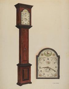 Grandfather Clock, c. 1937. Creator: Stanley Mazur