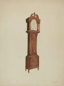 Grandfather Clock, c. 1940. Creator: Cornelius Christoffels