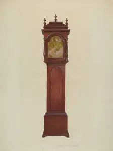 Grandfather Clock, c. 1942. Creator: James Fisher