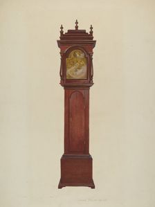Grandfather Clock, c. 1942. Creator: James Fisher