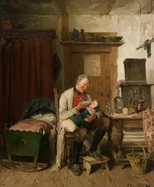 Grandfather, mid-late 19th century. Creator: August Jernberg