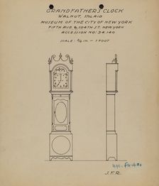 Grandfather's Clock, 1935/1942. Creator: J.F. Rust