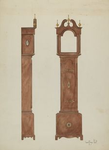 Grandfather's Clock, 1936. Creator: Geoffrey Holt