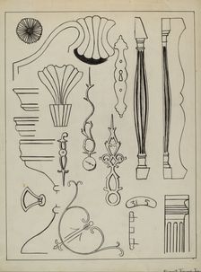 Grandfather's Clock, c. 1936. Creator: Ernest A Towers Jr