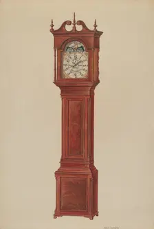 Grandfather's Clock, c. 1937. Creator: Francis Law Durand