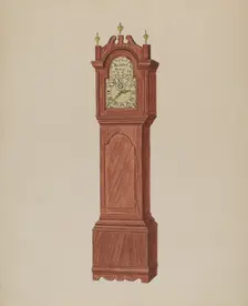 Grandfather's Clock, c. 1937. Creator: Frederick Jackson