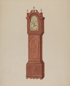 Grandfather's Clock, c. 1937. Creator: Frederick Jackson