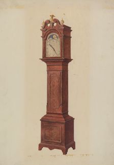 Grandfather's Clock, c. 1942. Creator: Ralph Morton