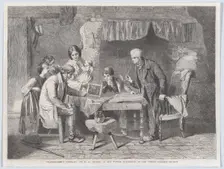 Grandfather's Portrait, from "Illustrated London News", January 4, 1862. Creator: William Luson Thomas