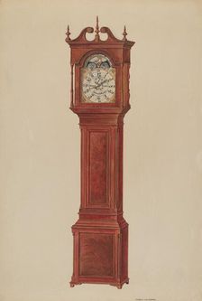 Grandfather's Clock, c. 1937. Creator: Francis Law Durand