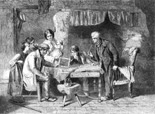 "Grandfather's Portrait" by W. H. Knight in the Winter Exhibition at the French Gallery, 1862. Creator: W Thomas