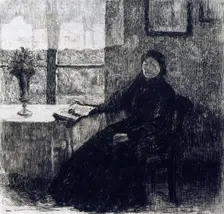Grandmother 1909. Artist: Alexandre Lunois