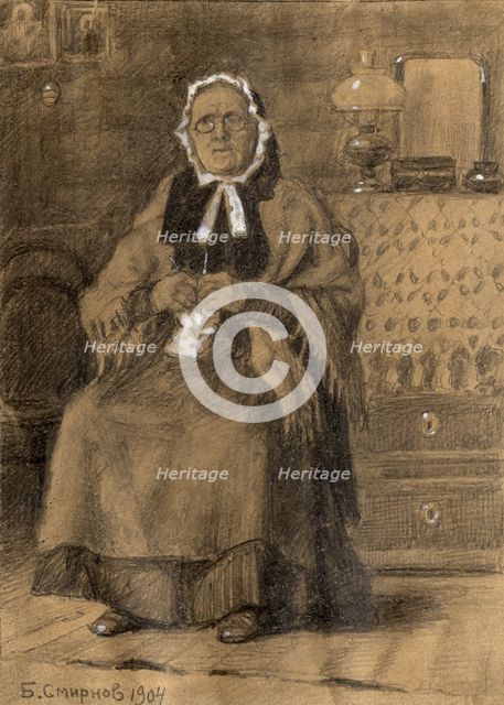 Grandmother from Krasnoyarsk, 1904. Creator: Boris Vasilievich Smirnov.