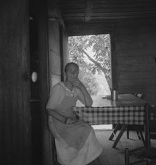 Grandmother of fifty-six children, mother of fourteen..., near Chesnee, South Carolina, 1937. Creator: Dorothea Lange