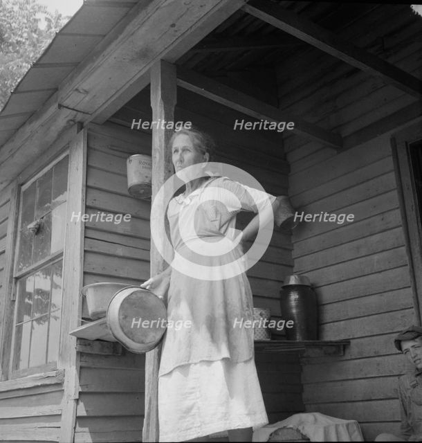 Grandmother of sharecropper family near Chesnee, South Carolina, 1937. Creator: Dorothea Lange.