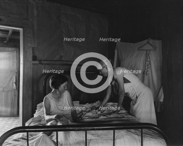 Grandmother, mother, and new born baby of a sharecropper family near Cleveland, Mississippi, 1937. Creator: Dorothea Lange.