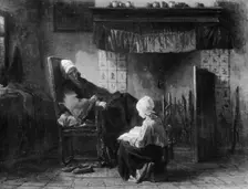 Grandmother's Treasure. Creator: Jozef Israels