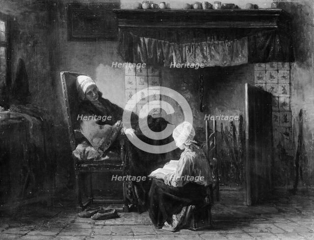 Grandmother's Treasure. Creator: Jozef Israels.