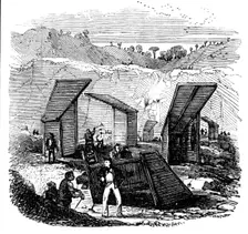 Granite Quarrymen's Huts, 1857. Creator: Unknown