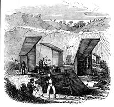 Granite Quarrymen's Huts, 1857. Creator: Unknown
