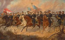 Grant and His Generals, c. 1865. Creator: Ole Peter Hansen Balling