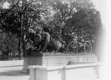 Grant Memorial at Capitol - Caisson Group of Statuary, 1914. Creator: Harris & Ewing