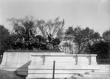 Grant Memorial at Capitol. Caisson Group of Statuary, 1914. Creator: Harris & Ewing
