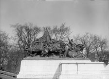 Grant Memorial at Capitol - Cavalry Group of Statuary, 1917. Creator: Harris & Ewing