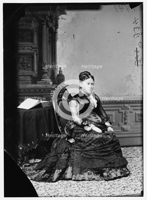 Grant, Mrs. U.S., between 1870 and 1880. Creator: Unknown.