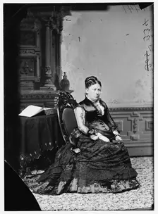 Grant, Mrs. U.S., between 1870 and 1880. Creator: Unknown