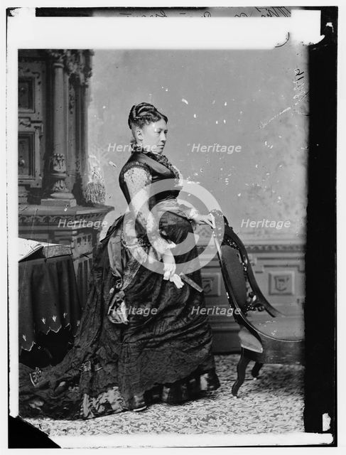 Grant, Mrs. U.S., between 1870 and 1880. Creator: Unknown.