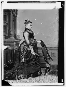 Grant, Mrs. U.S., between 1870 and 1880. Creator: Unknown