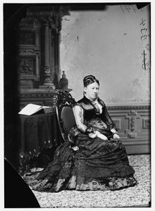 Grant, Mrs. U.S., between 1870 and 1880. Creator: Unknown