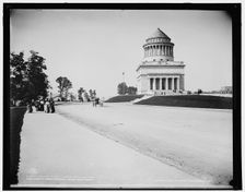 Grant's tomb, Riverside Drive, New York, c1900. Creator: Unknown