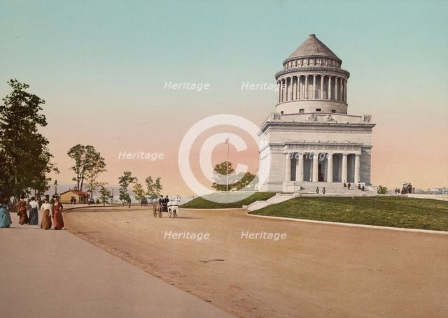 Grant's Tomb and Riverside Park, New York City, ca 1900. Creator: Unknown.