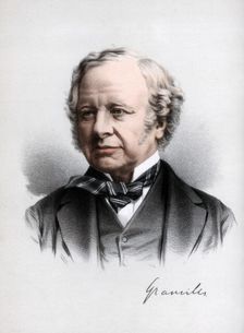 Granville Leveson-Gower, 2nd Earl Granville, British Liberal statesman, c1890.Artist: Cassell, Petter & Galpin